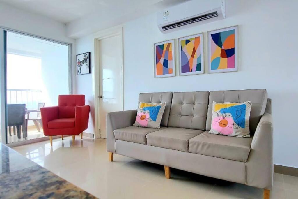 Hermoso Apartamento Vista Al Mar. Edf Palmetto 1 . Cartagena エクステリア 写真